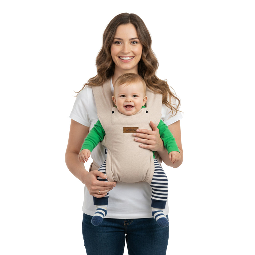 Neobreez ZAVII 2 in 1 Baby Carrier Lightweight Ergonomic Cream