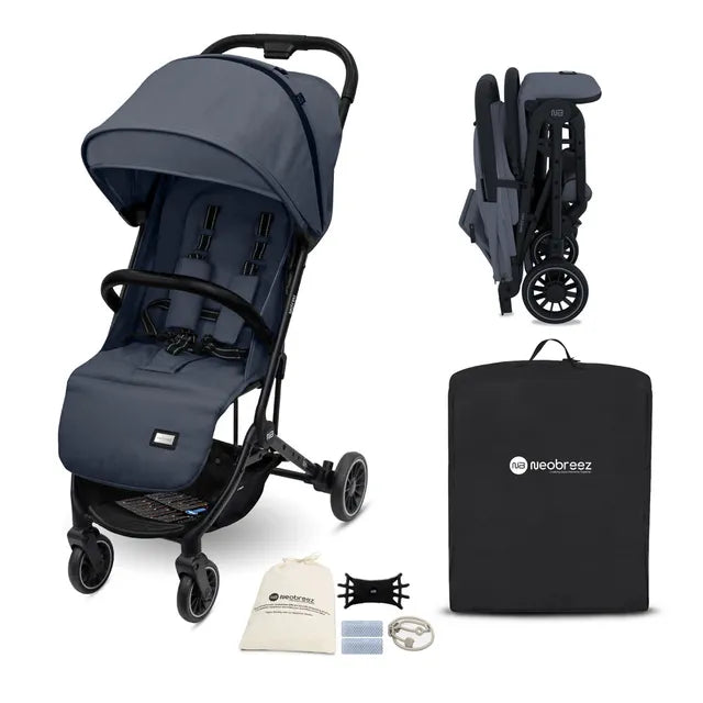 Neobreez Litex Ultra Lightweight Cabin Size Travel Stroller Grey