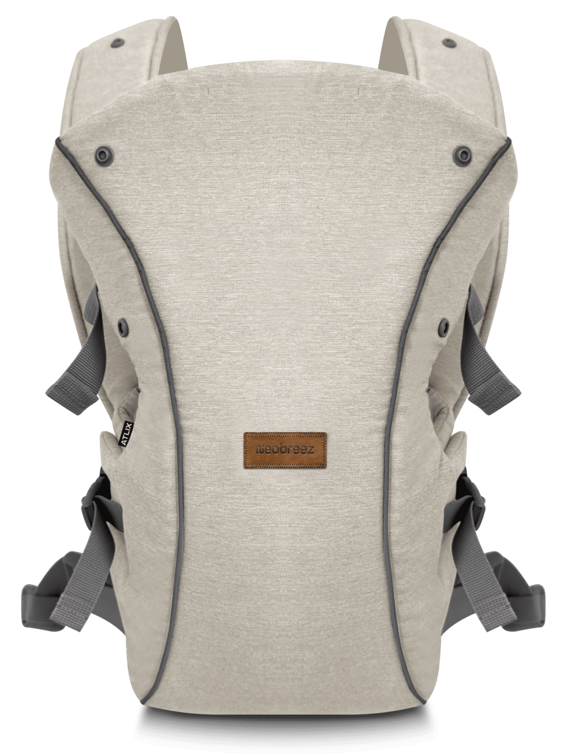 Neobreez Atlix 3 In 1 Convertible Baby Carrier Newborn to Toddler Beige