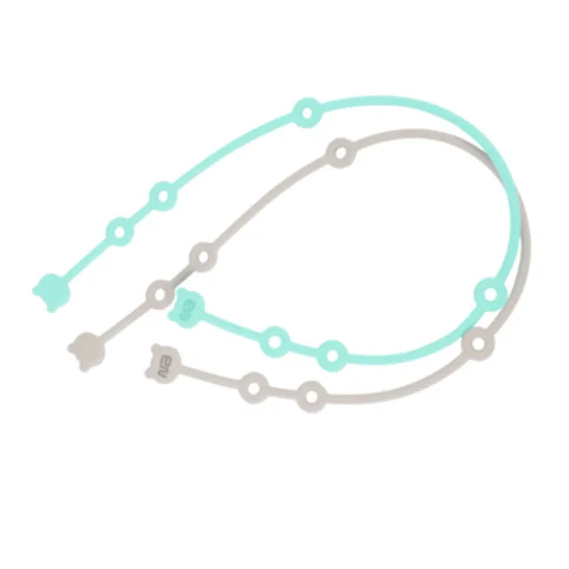 Neobreez Silicone Strap For Pacifiers Toys Teethers and Bottles Pack of 2