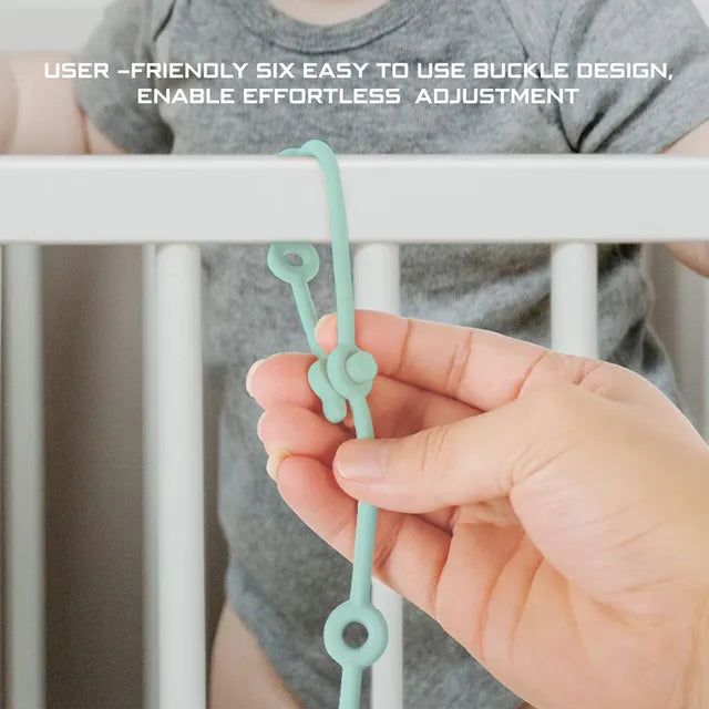 Neobreez Silicone Strap For Pacifiers Toys Teethers and Bottles Pack of 2
