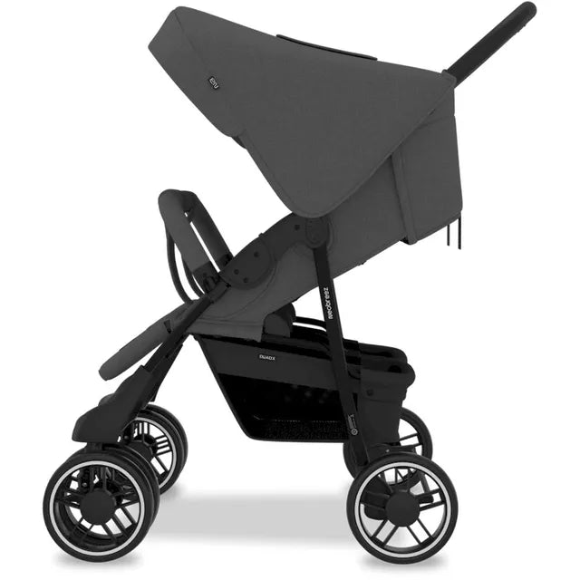 Neobreez Duadx Double Compact Twin Stroller Grey