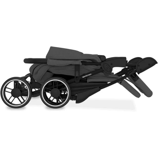 Neobreez Duadx Double Compact Twin Stroller Grey