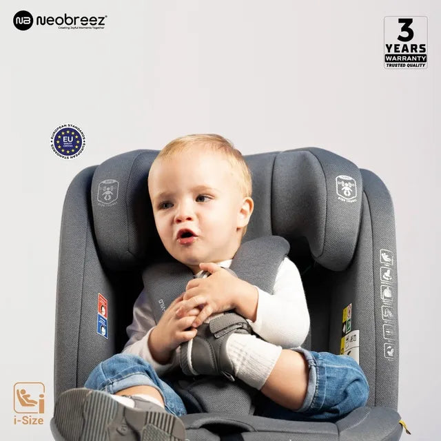 Neobreez - i-Vilo 360-Degree Isofix i-Size Car Seat Grey