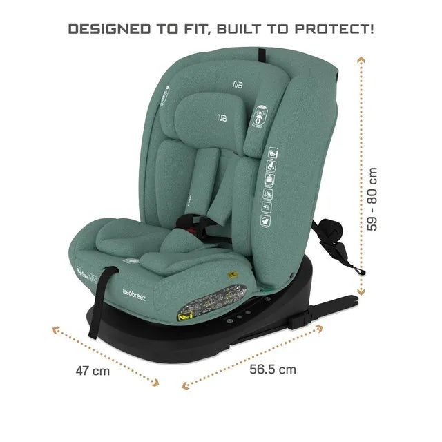 Neobreez - i-Vilo 360-Degree Isofix i-Size Car Seat Green