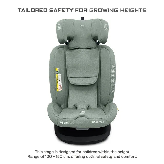 Neobreez - i-Vilo 360-Degree Isofix i-Size Car Seat Green