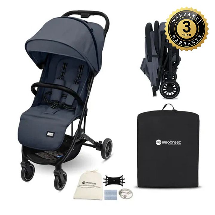 Neobreez Litex Ultra Lightweight Cabin Size Travel Stroller Grey