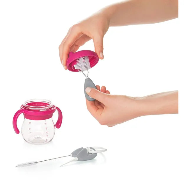 Oxo Tot Cleaning Set For Straw & Sippy Cup Gray