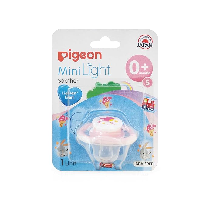 Pigeon Minilight Pacifier Single S  Girl (Sold Separately Subjected to Availability)