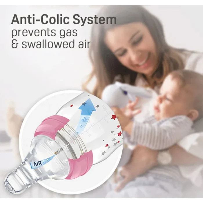 Pigeon Streamline Bottle 150 Ml Assorted Blue or Pink Star