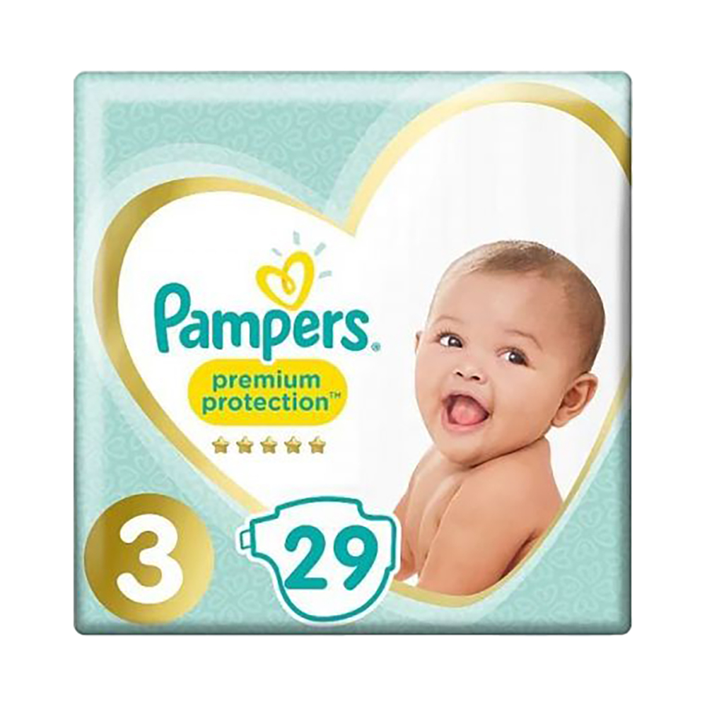 Pampers Premium Protection Diapers Size 3 -29