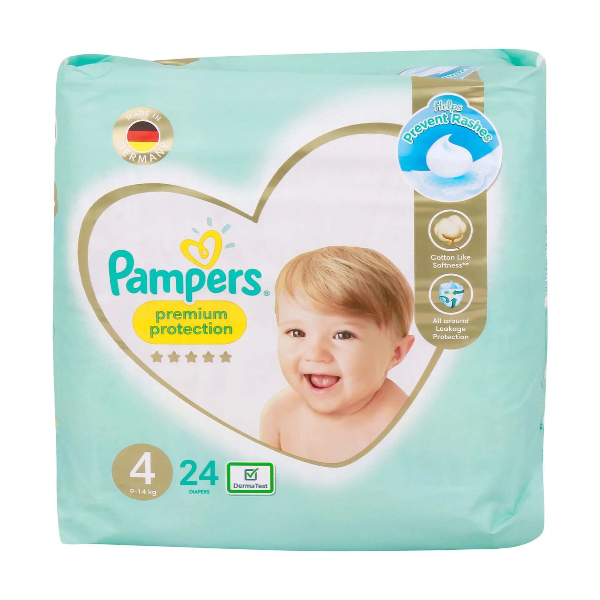 Pampers Premium Protection Diapers Size 4-24