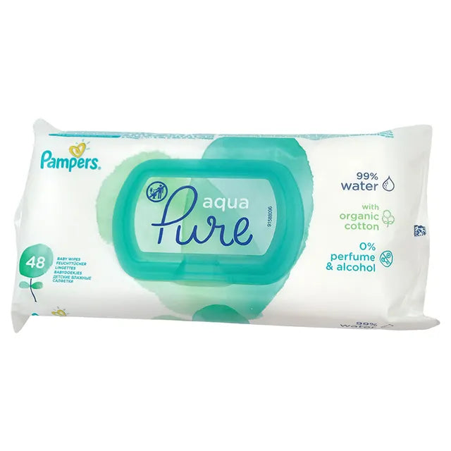 Pampers Aqua Pure Wipes 48s