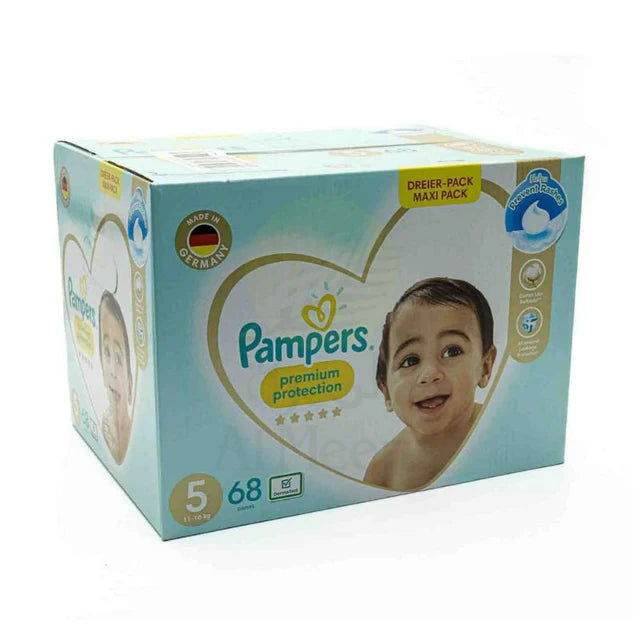 Pampers Premium Protection Diapers Size 5-68  (Mega Box)