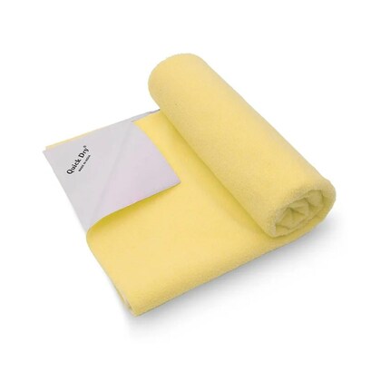 Quick Dry Bed Protector Yellow Large
