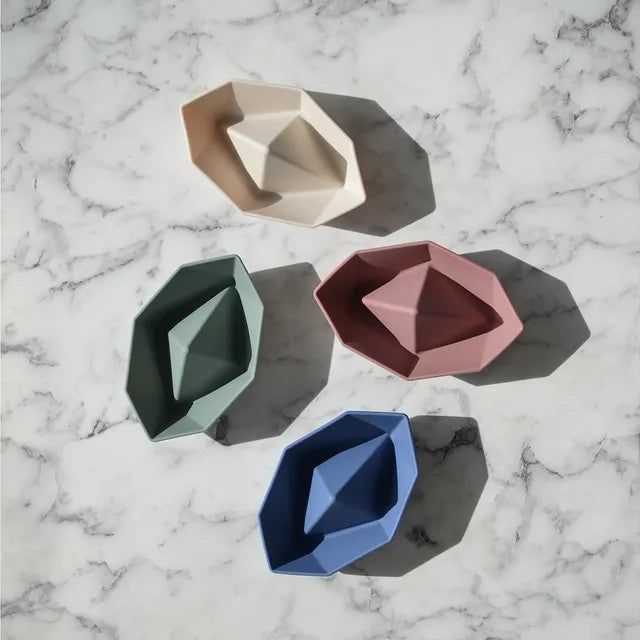 Shnuggle Stack and Sail Boat Bath Toys Multicolor 4 Pcs