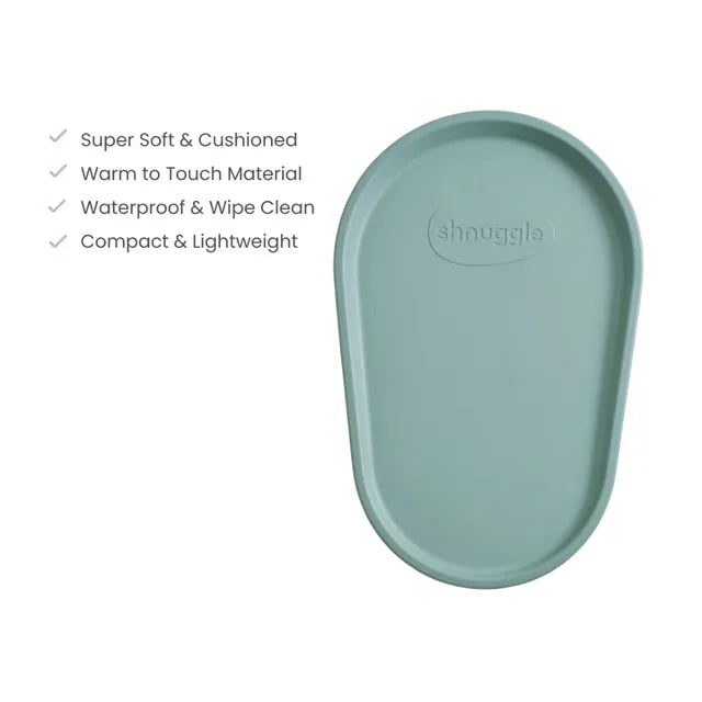 Shnuggle Squishy Baby Changing Mat Eucalyptus