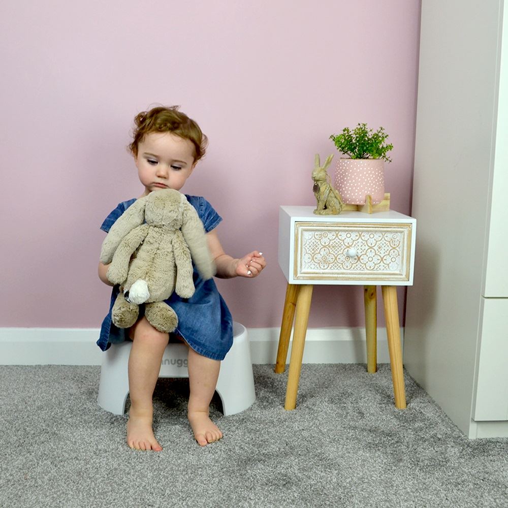 Shnuggle Kids Light Weight Step Stool White