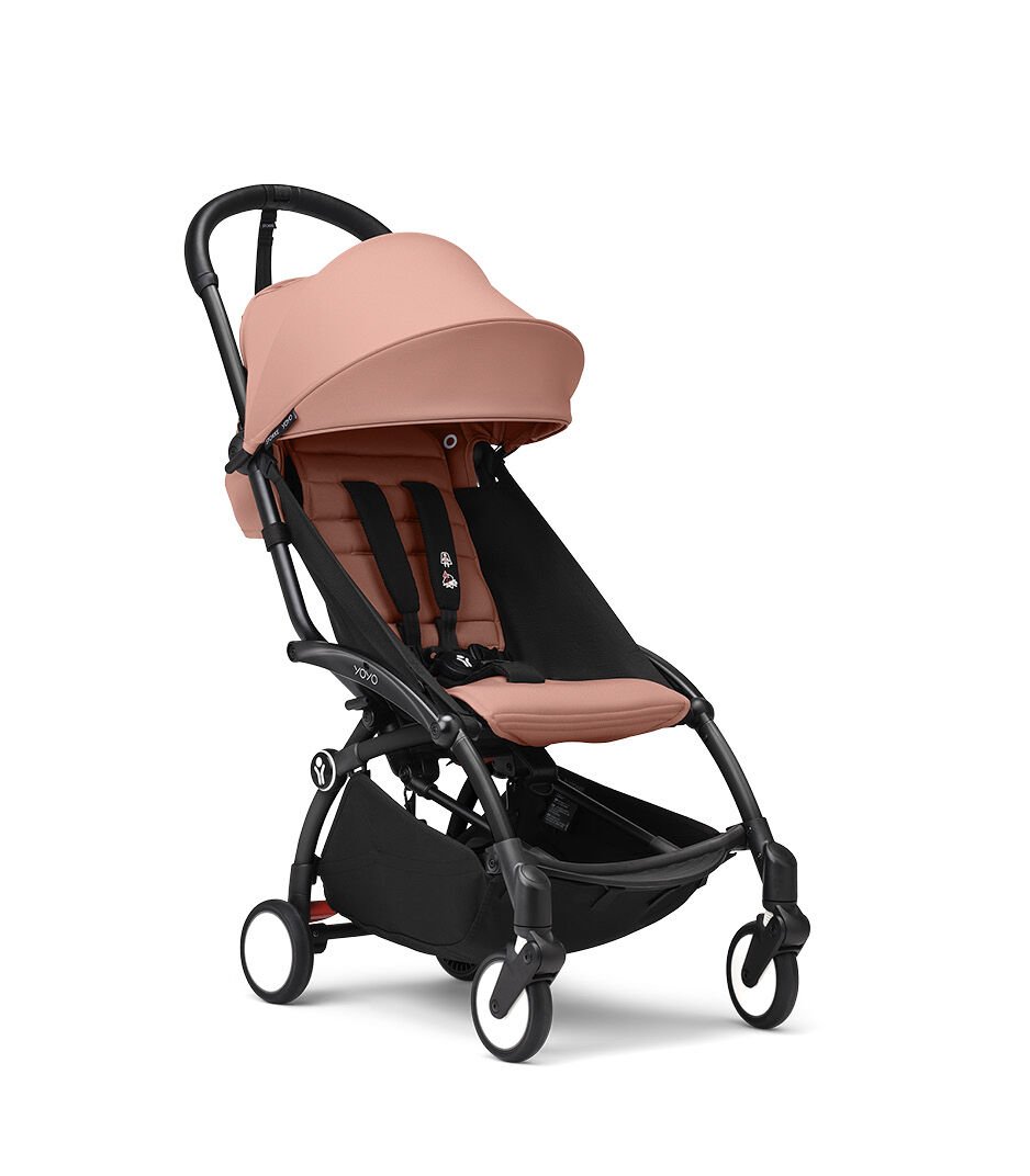 Stokke YOYO³ Frame Black With 6M+ color pack Ginger