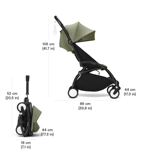 إطار Stokke YOYO³ أبيض مع عبوة ألوان 6 أشهر فأكثر من Air France Blue 