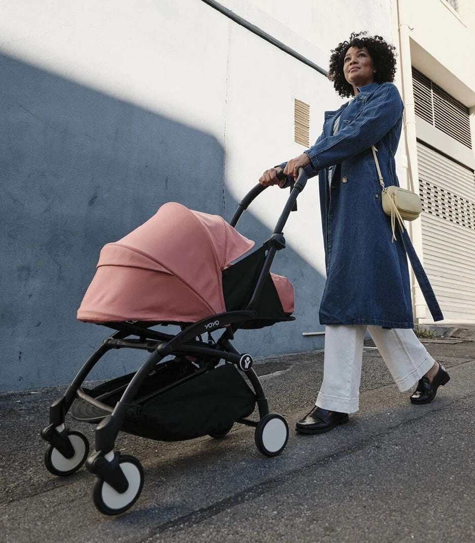 Stokke YOYO³ Frame White With Newborn Pack Ginger