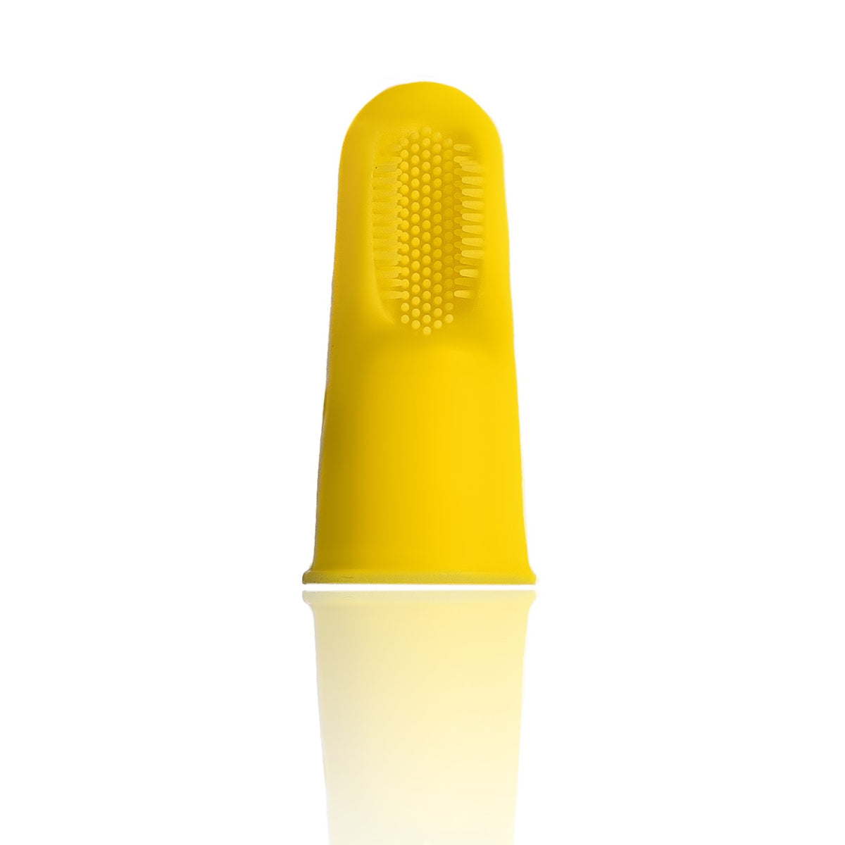 Tinycrawl Tri Bristle Finger Brush 3 Sided Silicone Finger Brush And Tongue Scraper