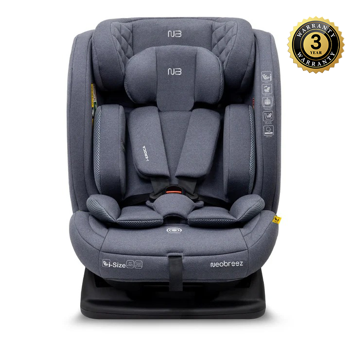Neobreez i Eroca i Size All In1 مقعد سيارة قابل للتحويل باللون الرمادي