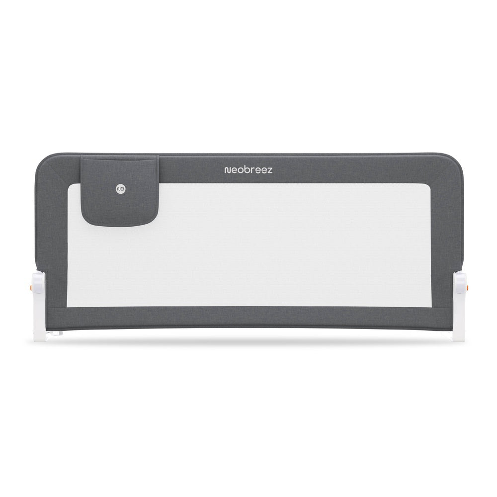 Neobreez Nexx Foldable Safety Bed Rail For Child Grey