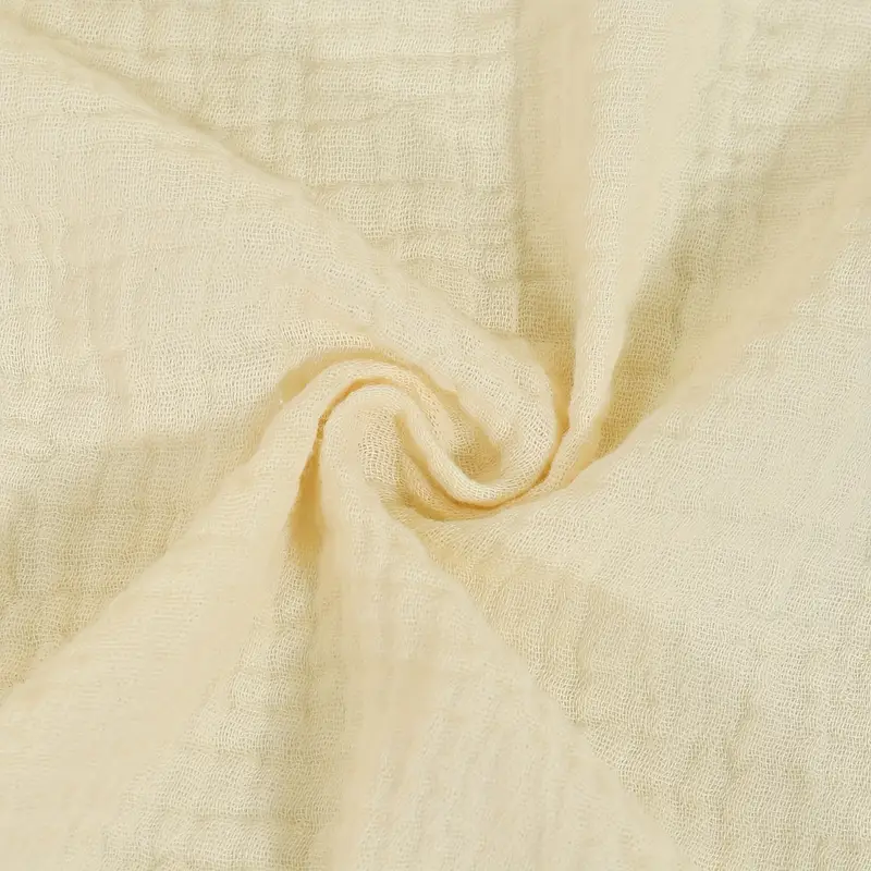 Cotton Muslin Nursing Cover with Arch Neckline Beige