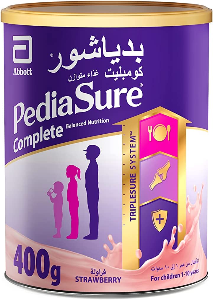 Pediasure Complete Triplesure Strawberry 400Gm