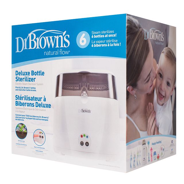 Dr Browns Deluxe Electric Bottle Sterilizer with Cycle Indicator