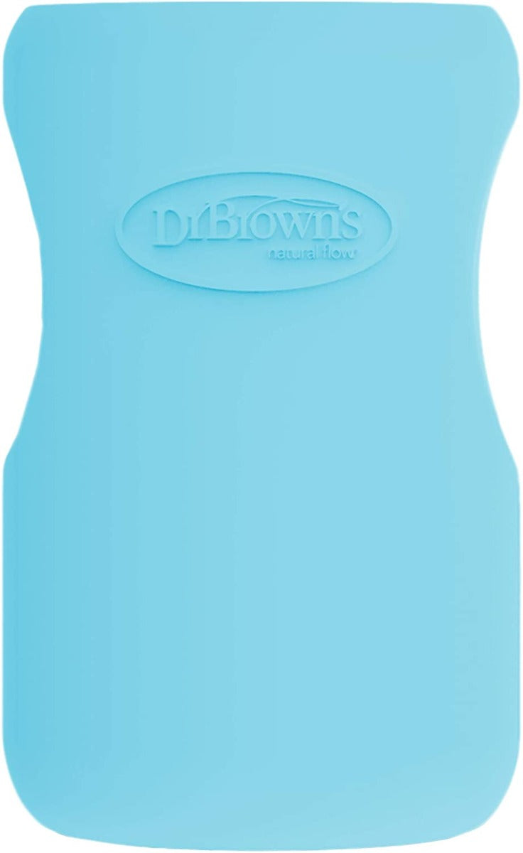 Dr Browns 9oz Glass Bottle Sleeve Blue