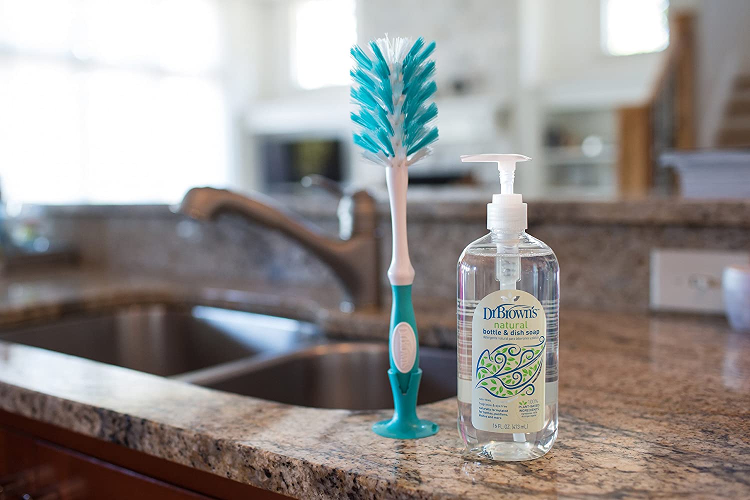 Deluxe Bottle Brush - Blue