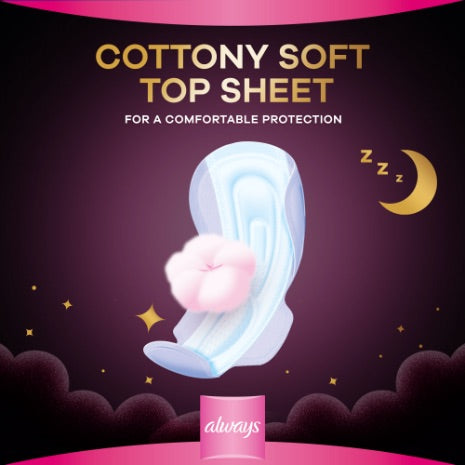 Always DreamZzz Cotton Soft Night long Thick Pads 20pcs Pack