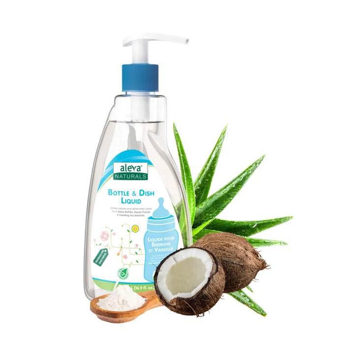 Aleva Naturals Bottle & Dish Liquid Fragrance Free 500 ml