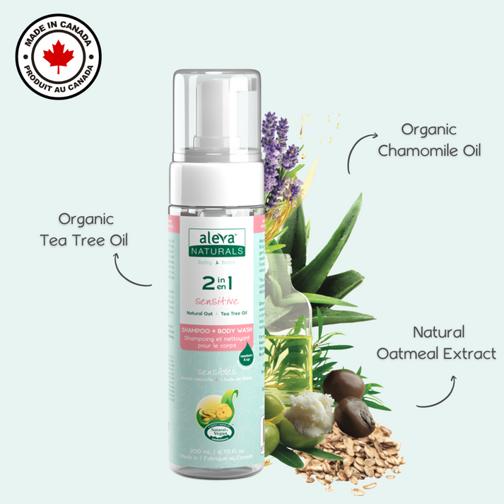 Aleva Naturals 2 in 1 Hair & Body Wash 200 ml