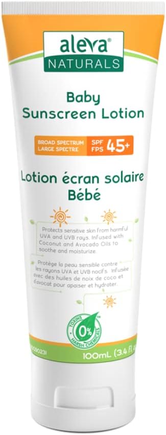 Aleva Naturals Baby Sunscreen SPF 45+ Lotion 100ml