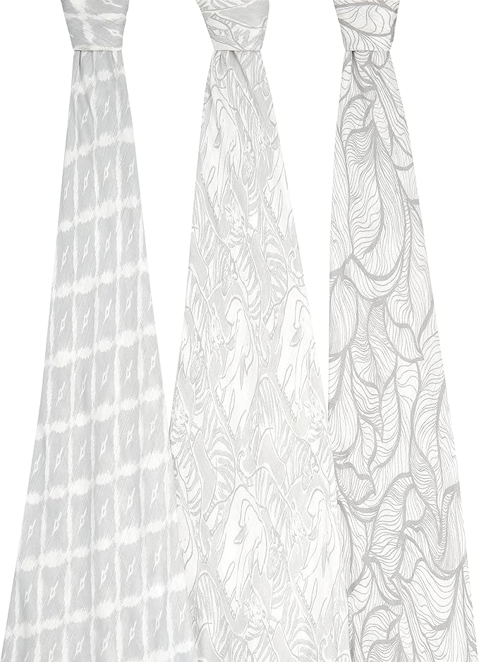 Aden + Anais Silky Large Swaddles Soft Culture Club 3pcs