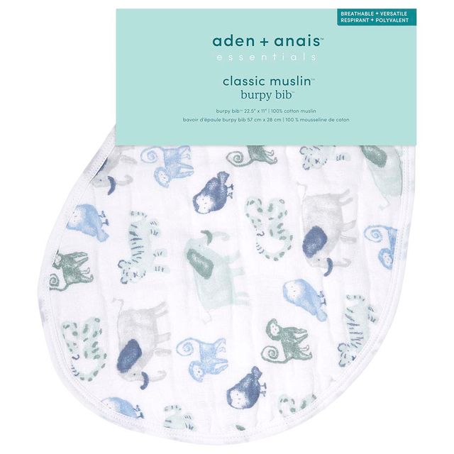 Aden + Anais Essentials Cotton Baby Burpy Bib Time To Dream