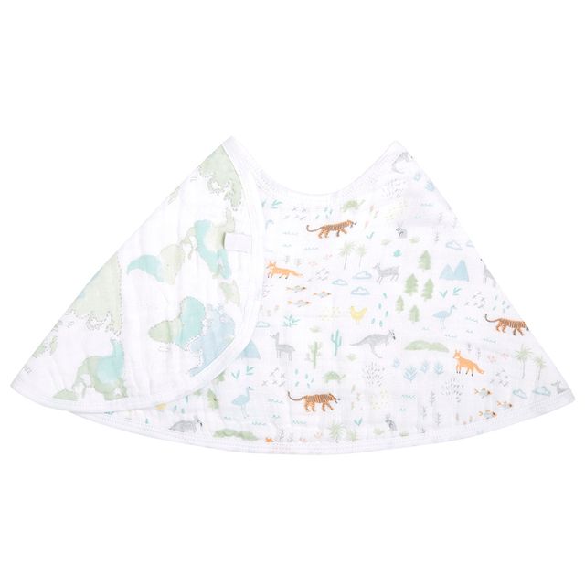 مريلة أطفال من القطن الموسلين من Aden + Anais Essentials Voyager
