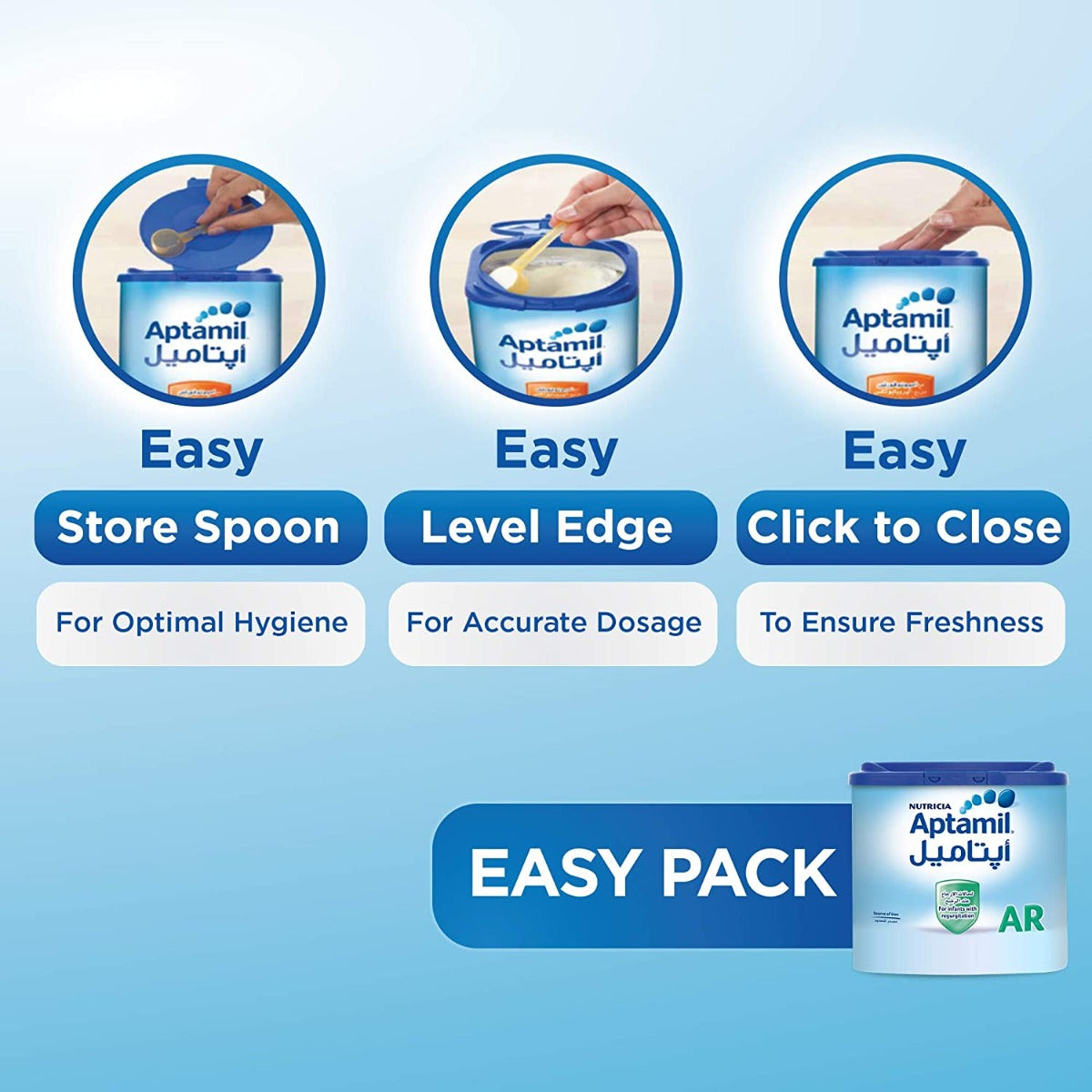 Aptamil Ar (Milupa)4 400g Easy Pack