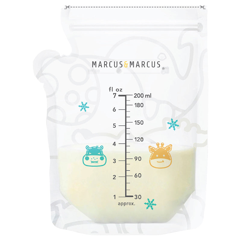 Marcus N Marcus  Breastmilk Storage Bag Temperature Sensing 200Ml  Pack Of 50 Bags
