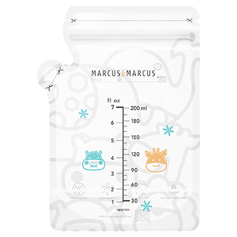 Marcus N Marcus  Breastmilk Storage Bag Temperature Sensing 200Ml  Pack Of 50 Bags