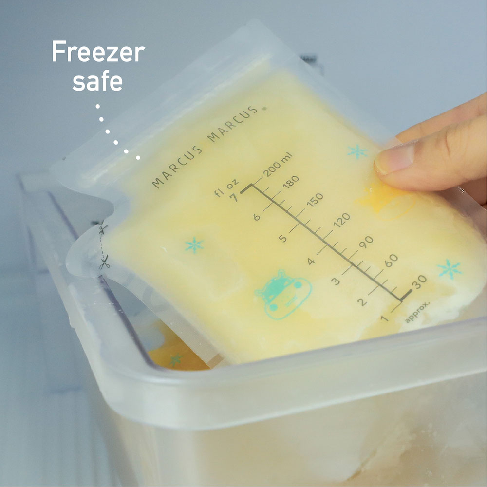 Marcus N Marcus  Breastmilk Storage Bag Temperature Sensing 200Ml  Pack Of 50 Bags