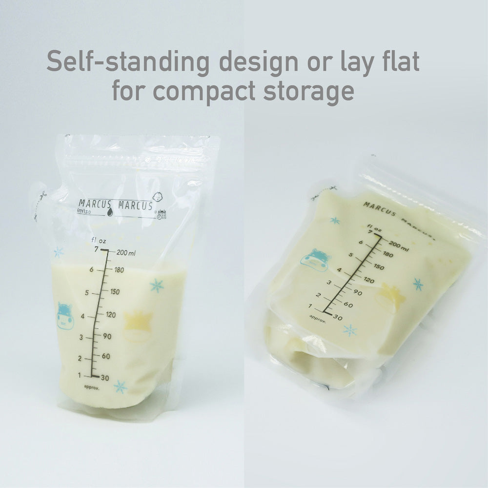 Marcus N Marcus  Breastmilk Storage Bag Temperature Sensing 200Ml  Pack Of 50 Bags
