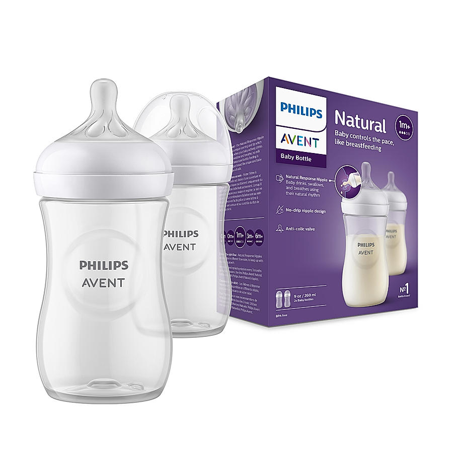 Philips Avent Natural 3.0 Feeding  Bottle 260ml Pack of 2