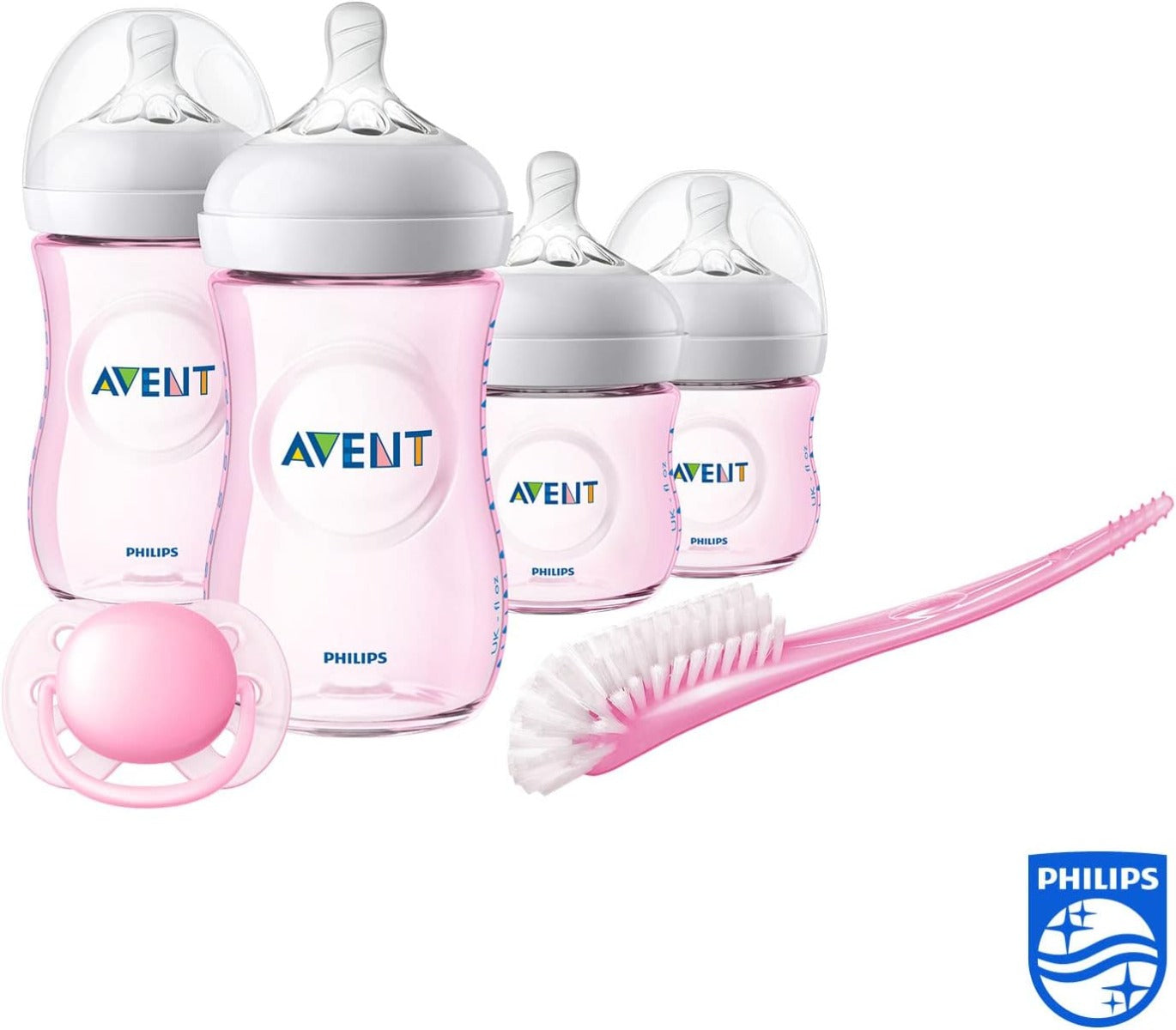 Avent Newborn Natural Feeding Starter Set Pink