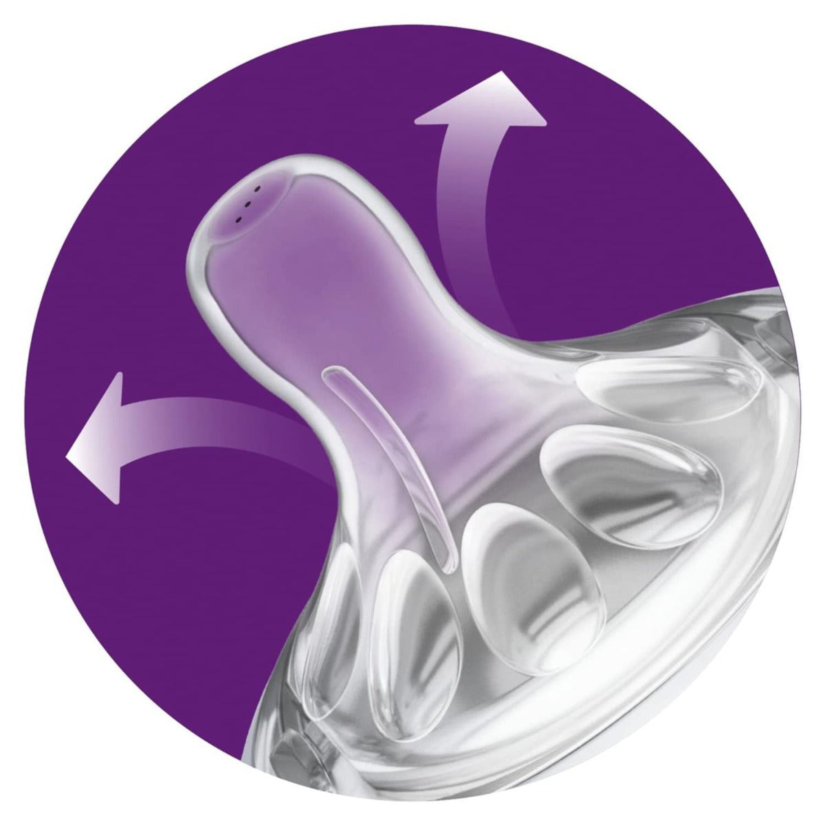 Avent Natural Nipple for 6 Month+ 2pcs Pack