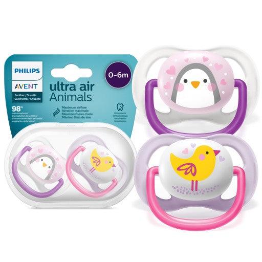Avent Ultra Air Animals Pacifier Soother New Born to 6 months 2pcs Pack (Sold Separately Subject to Availability)