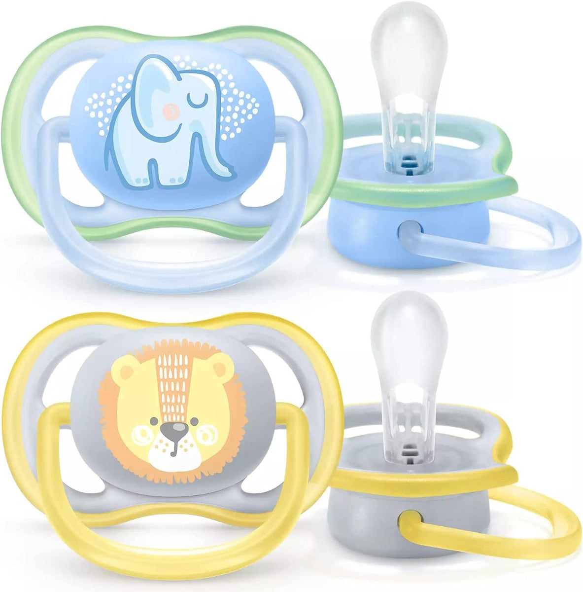 Avent Ultra Air Free Flow Design Pacifier Soother Decorated New Born to 6 months 2pcs Pack (Sold Separately Subject to Availability)